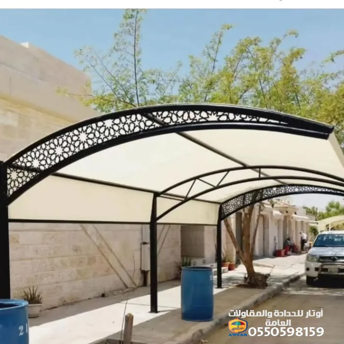 تركيب مظلات سيارات قماش في بريدة القصيم